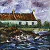 Cottage By The Sea, Balmerino, Oil