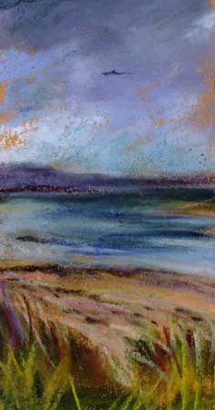 Study for Hebridean Sky, Pastel