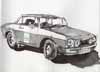 Lancia Fulvia, Ink Sketch