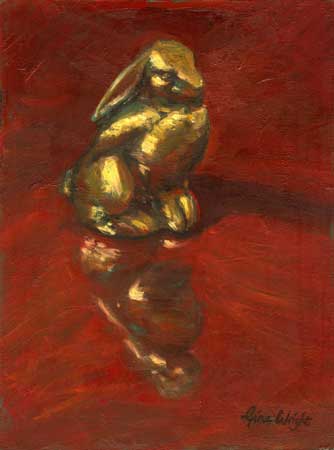 Little Brass Rabbit, Oil