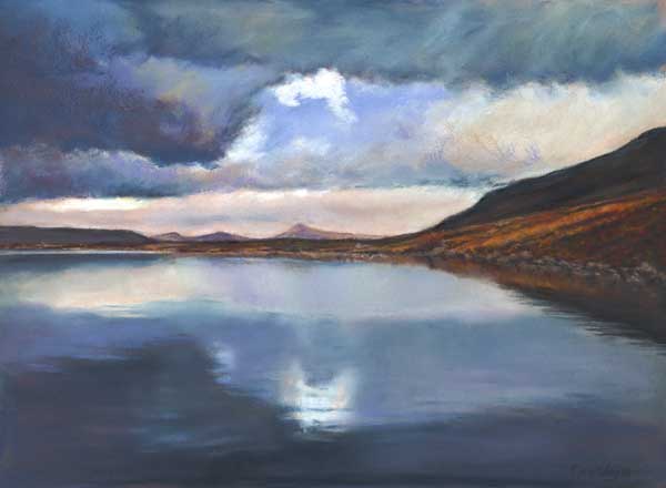 Highland Loch, Pastel
