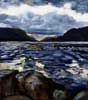 Looking West, Glencoe, Pastel