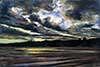 Low Tide, Lunan Bay, Pastel