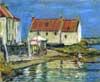 Study for Rock Villa Reflection, Pittenweem, Pastel