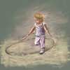 Running On The Beach, Pastel