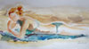 Sunbathing, Watercolour