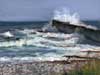 The Wave, Auchmithie, Pastel