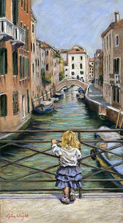 A Moment In Venice, Pastel