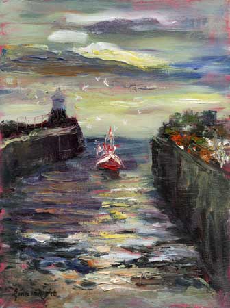 Arriving Home, Pittenweem, Oil