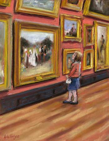 At The Art Gallery, Pastel