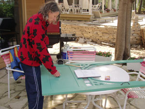 Marking out the design