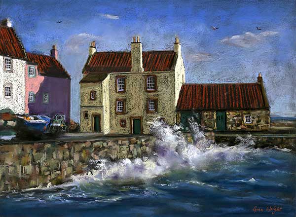 High Tide, The Gyles, Pastel