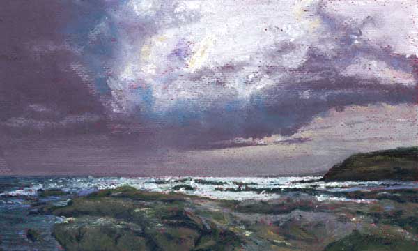 Passing Storm, Pittenweem, Pastel