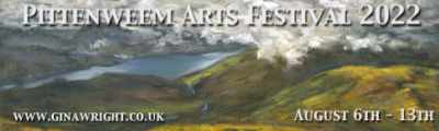 Banner advert for Pittenweem Arts Festival 2022