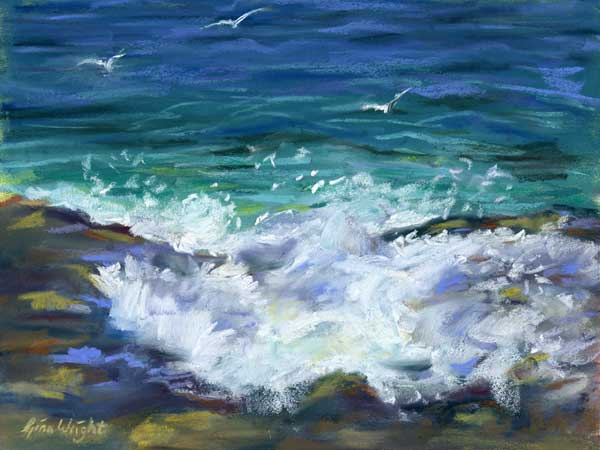 Sea Spray, Pastel