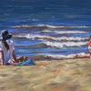 Beach Time, Pastel