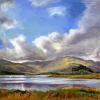 Loch Sunart, Pastel on Panel