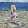 Off For A Paddle, Pastel