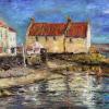 Rock Villa Reflection, Pittenweem, Oil