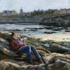 Step Rock, St. Andrews, Pastel