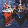 Tied Up At Pittenweem, Pastel Over Acrylic On Panel