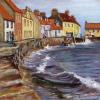 West Shore Waves, Pittenweem, Pastel