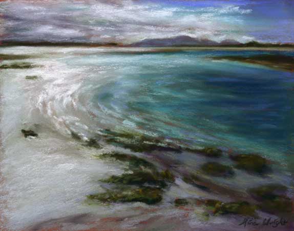 Turquoise Sea, Western Isles, Pastel