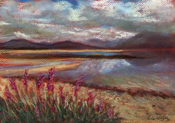 Study for View To Glencoe, Pastel