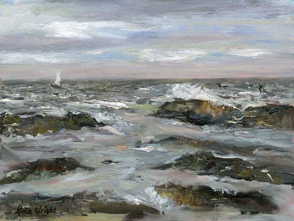 Waves At St. Andrews, Oil