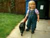 Emma walking Xena