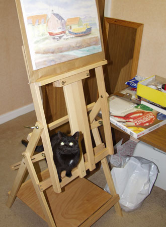 Xena on Easel